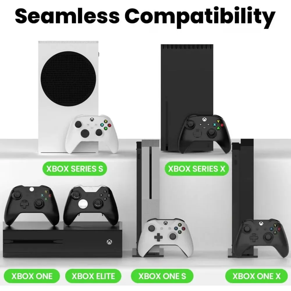 Xbox Controller Charger Station 2 Rechargeable Battery Packs Xbox One Series X S